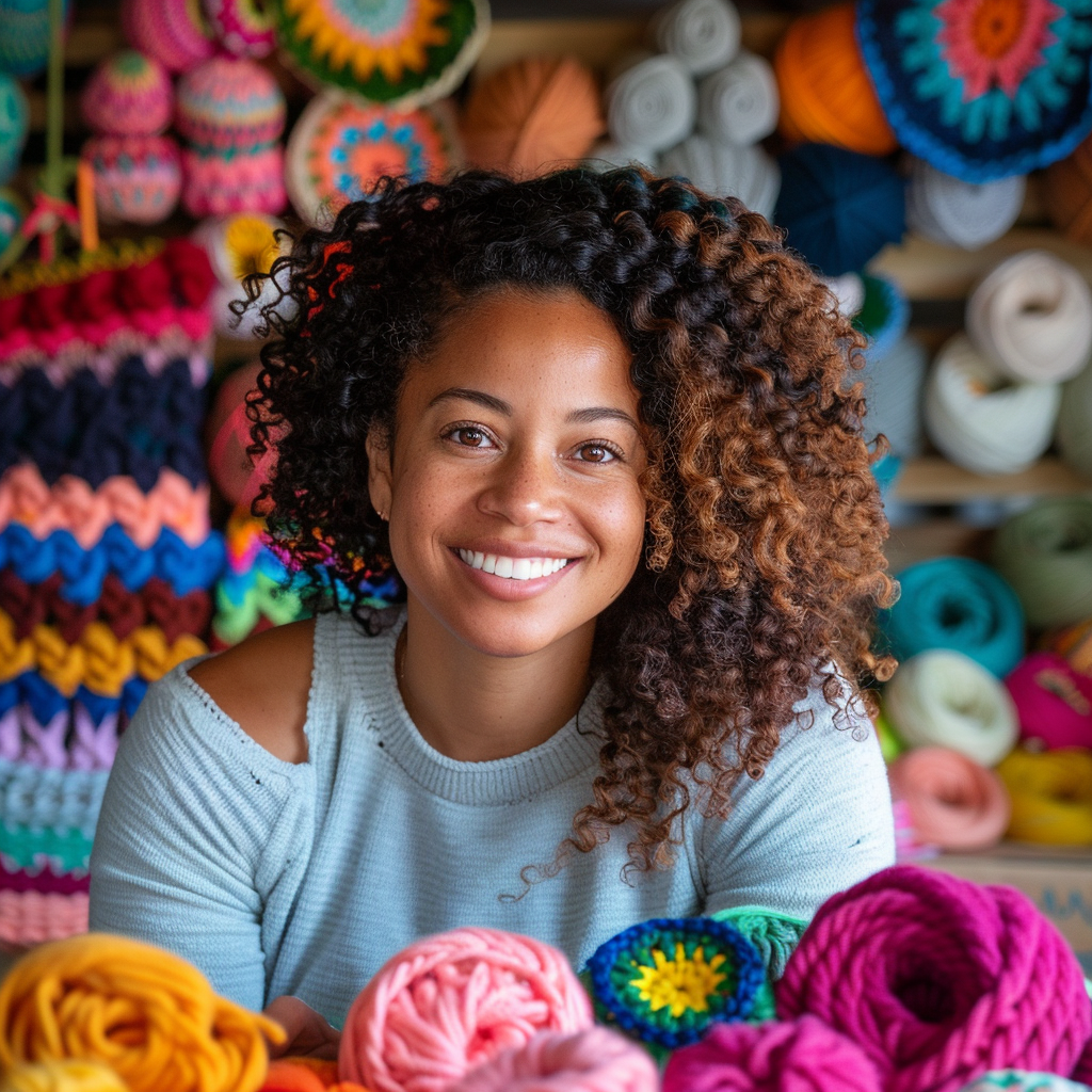 Aria Thompson - Community engagement director fostering Hook Vibes crafting connections