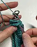 Highline Wristlet Keychain Pattern step 4 - final assembly and finishing