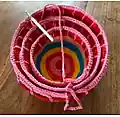 Colorful Three-Tier Hanging Basket Pattern step 3 - details and accessories