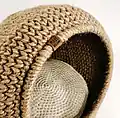 The Cat House Crochet Pattern step 1 - construction progress