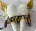 Tooth Fairy Amigurumi Pattern step 3 - details and accessories