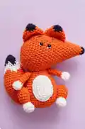Little Prince Amigurumi Pattern step 2 - assembly progress