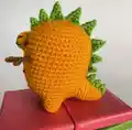Pineapple Rex Amigurumi Pattern step 3 - details and accessories