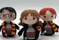 Harry Potter and Friends Amigurumi Pattern step 1 - construction progress