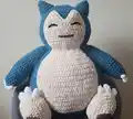 Giant Snorlax Amigurumi Pattern step 1 - construction progress