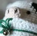 Mini Milk Cow Amigurumi Pattern step 2 - assembly progress