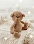 Little Teddy Bear Amigurumi Pattern step 4 - final assembly and finishing