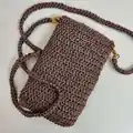 Phone Bag with Pocket Crochet Pattern step 2 - assembly progress