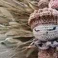 Magic Autumn Pine Cone Fairy Amigurumi Pattern step 4 - final assembly and finishing