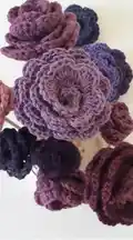 International Women's Day Flowers Crochet Pattern step 3 - details and accessories