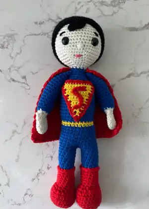 Superman Superhero Amigurumi Pattern