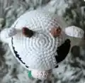 Mini Milk Cow Amigurumi Pattern step 4 - final assembly and finishing