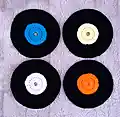 Vinyl Record Coasters Crochet Pattern step 3 - details and accessories