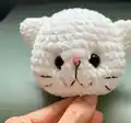 My Little Cat Amigurumi Pattern step 4 - final assembly and finishing