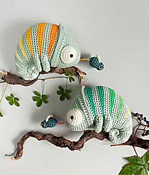 Chameleon Conrad Musical Toy Amigurumi Pattern
