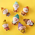 Seven Dwarfs Amigurumi Pattern step 1 - construction progress