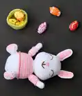 Easter Bunny Amigurumi Pattern step 3 - details and accessories