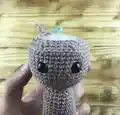 Groot Amigurumi Pattern step 3 - details and accessories