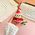 Christmas Minion Amigurumi Pattern step 2 - assembly progress