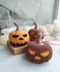 Halloween Pumpkin Amigurumi Pattern step 3 - details and accessories