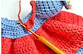Doll Eliza Amigurumi Pattern step 3 - details and accessories