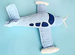 Plush Bonanza Beechcraft V-tail Crochet Pattern