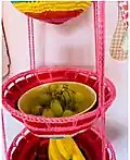 Colorful Three-Tier Hanging Basket Pattern step 4 - final assembly and finishing