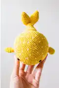 Wallace and Wanda Whale Amigurumi Pattern step 3 - details and accessories