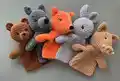 Fox Hand Puppet Amigurumi Pattern step 4 - final assembly and finishing