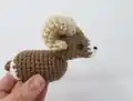 Bobby the Bighorn Sheep Amigurumi Pattern step 3 - details and accessories