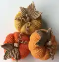 Halloween Pumpkin Amigurumi Pattern step 3 - details and accessories