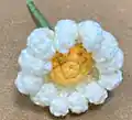 Daisy Flowers Car Hanging Pattern step 2 - assembly progress
