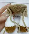 Adorable Horse Amigurumi Pattern step 2 - assembly progress