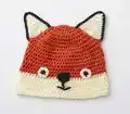 Fox Hat Crochet Pattern step 2 - assembly progress