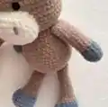 Adorable Bull Amigurumi Pattern step 4 - final assembly and finishing
