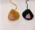 Lucky Cat Amigurumi Pattern step 3 - details and accessories