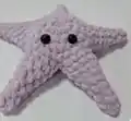 Adorable Purple Starfish Amigurumi Pattern step 3 - details and accessories