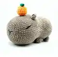 Adorable Capybara Amigurumi Pattern step 1 - construction progress