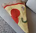 Pizza Blanket Pattern step 2 - assembly progress