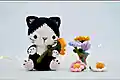 The Cats and Flowers Amigurumi Pattern step 3 - details and accessories