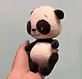 Cute Panda Amigurumi Pattern step 3 - details and accessories