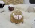 Little Sheep Amigurumi Pattern step 1 - construction progress