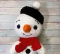 Adorable Snowman Amigurumi Pattern step 2 - assembly progress