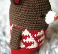 Mini Mouse Amigurumi Pattern step 2 - assembly progress