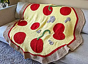 Pizza Blanket Pattern
