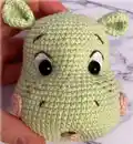 Gretta the Dragon Amigurumi Pattern step 3 - details and accessories