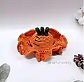 Fruit Hat Pet Crochet Pattern step 3 - details and accessories