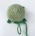Mini Turtle Amigurumi Pattern step 3 - details and accessories