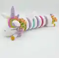 Tiffy the Sleepy Unicorn Stacking Toy Amigurumi Pattern step 4 - final assembly and finishing