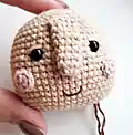 Adorable Grandma Amigurumi Pattern step 2 - assembly progress